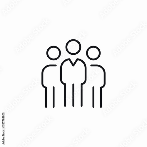 professional team icon sign vector