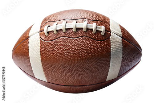 High-Quality American Football Ball PNG No Background.