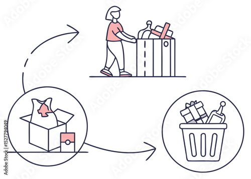 Minimalist home decluttering step-by-step