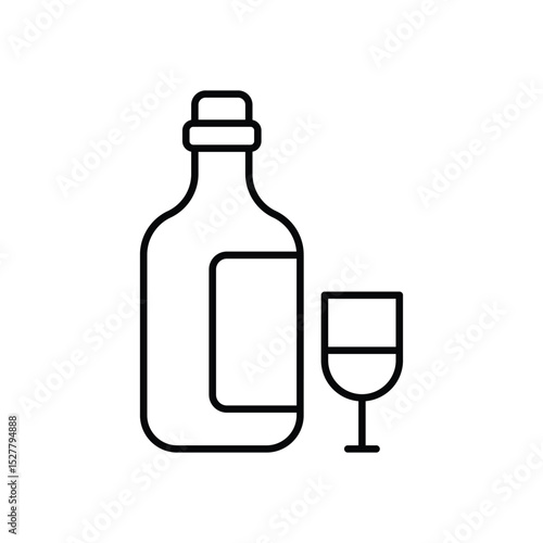 Wine Vector icon