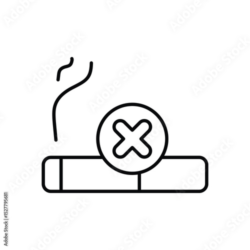 No Smoking Vector icon