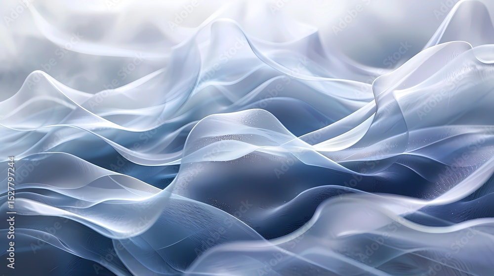 Obraz premium Large Abstract Digital Wave Background – Seamless Flowing Lines for Loop Animation