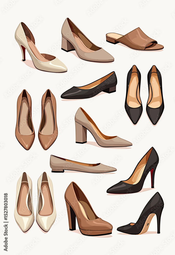Explore a versatile collection of elegant women's shoes, from classic pumps to modern heels, offering sophisticated styles for work, evening, and formal occasions.
Explore a versatile collection of elegant women's shoes, from classic pumps to modern heels, offering sophisticated styles for work, evening, and formal occasions.