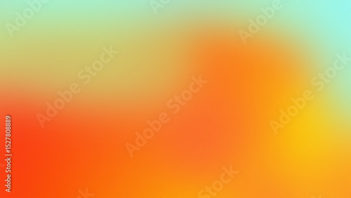 Vibrant blurred gradient background with warm orange yellow and blue colors