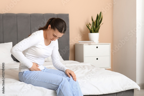 Young woman suffering from ...