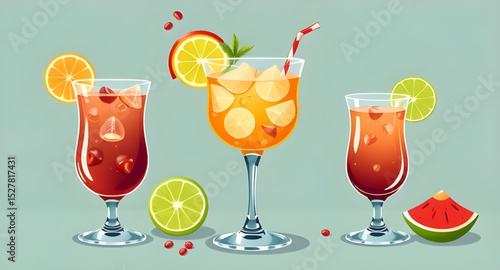 cocktail illustration
