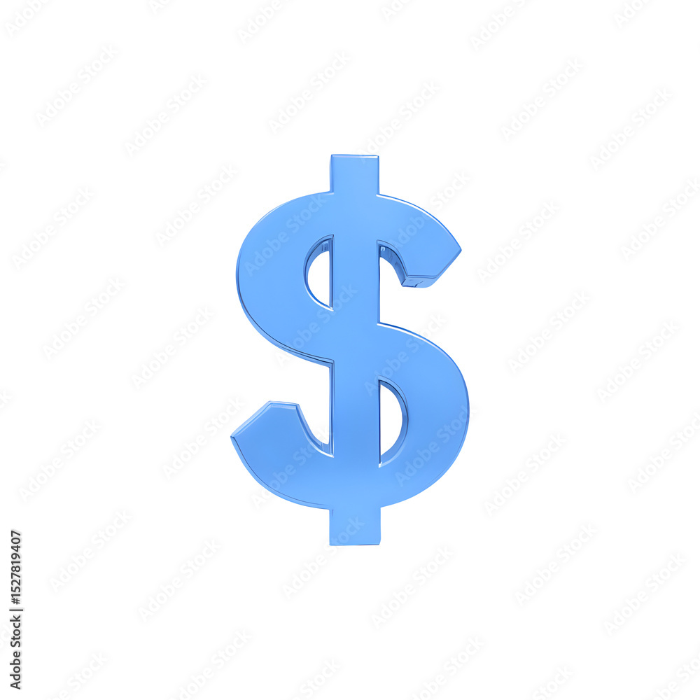 Shiny blue dollar symbol isolated against a solid black background perfect for design Shiny blue dollar symbol isolated against a solid black background perfect for design