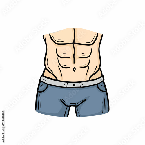 Icon of sixpack abs