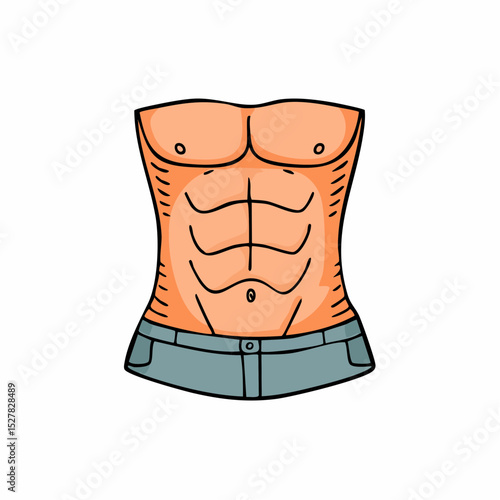 Icon of sixpack abs