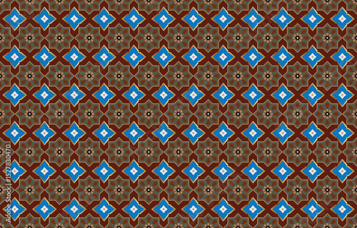 Geometric vector background with sacral tribal ethnic elements. Traditional triangles gypsy geometric forms sprites tribal themes apparel fabric tapestry print
