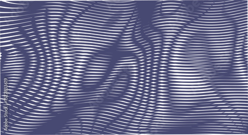 Monochrome wavy striped seamless texture with optical illusions in trendy color. For mobile apps, wall art, wallpaper, wall panel, textile, poster, interior decor.