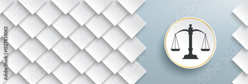 White Rhombus Shapes Scale Circle Grey Hole Header