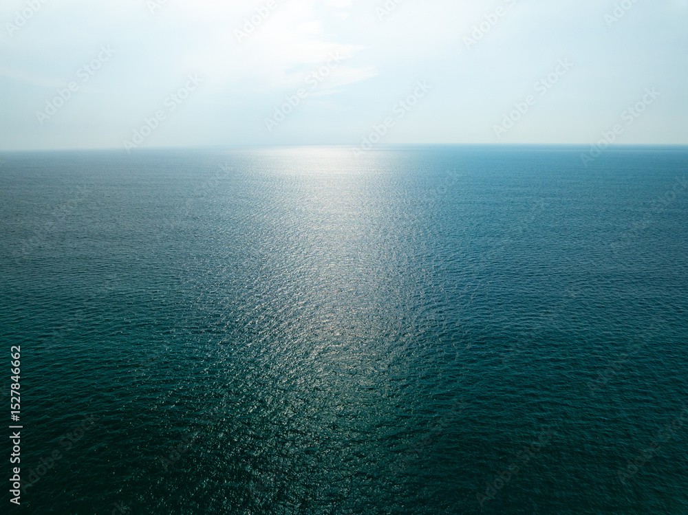 Obraz premium Beautiful sea beach nature background,High Angle view beach sea background.