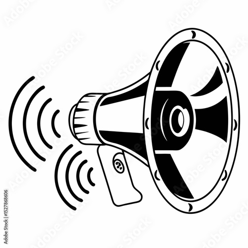 vector speaker calls with sound elements from within