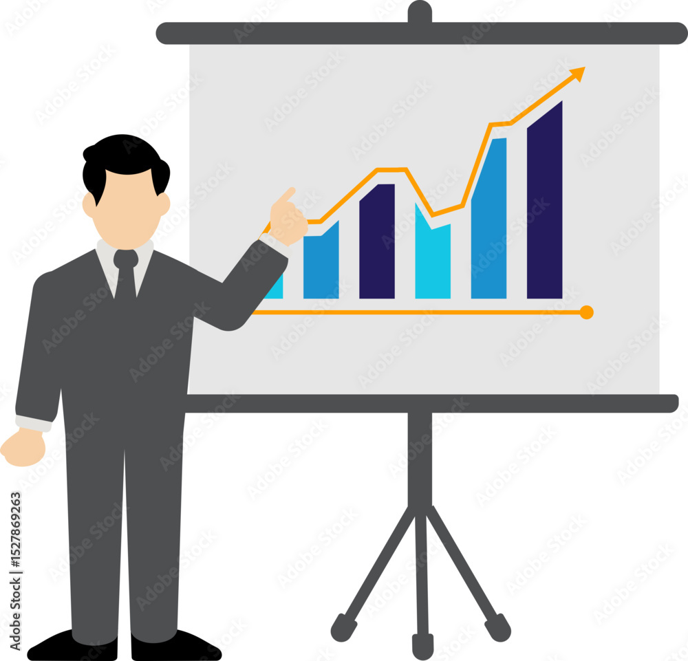 Business Persentation Icon Business Persentation Icon