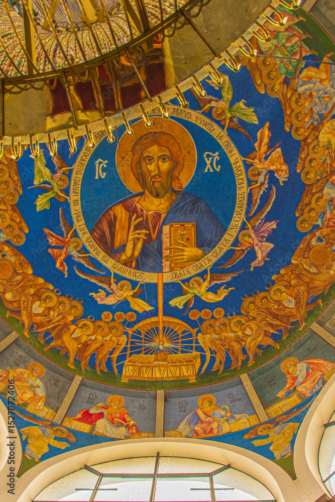 Obraz premium interior of the church of the holy sepulchre