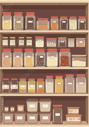 wooden shelves with books