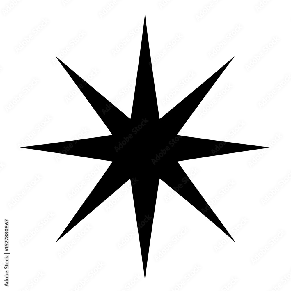 a black star on a white background for your design black, design, icon, star, symbol , Generative art. a black star on a white background for your design black, design, icon, star, symbol , Generative art.