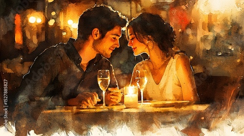 Loving couple embracing each other in a cozy atmosphere that radiates joy and togetherness
