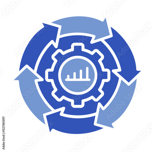 Business Continuity  Icon Element For Design	