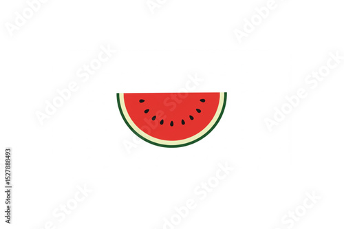 A juicy watermelon slice graphic perfect for summer branding designs, logos, and refreshing icons that add a sweet touch to your projects.