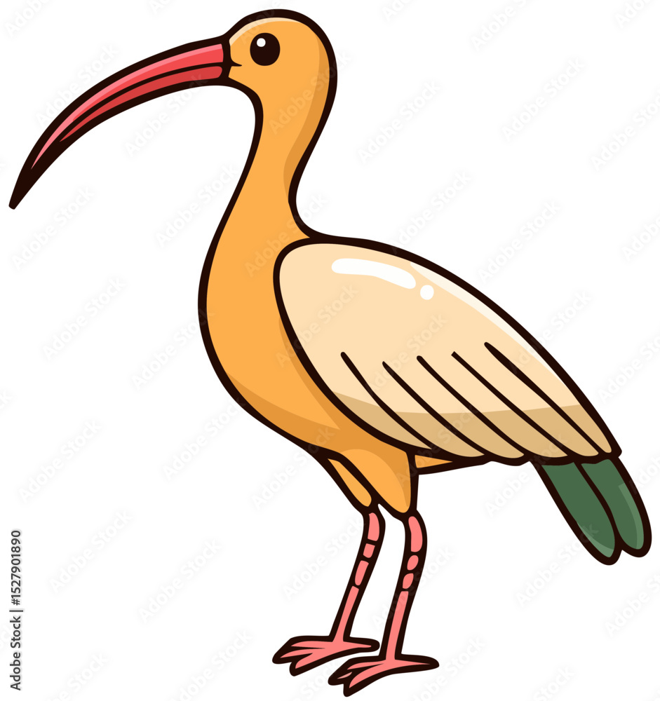 Obraz premium Happy White Ibis