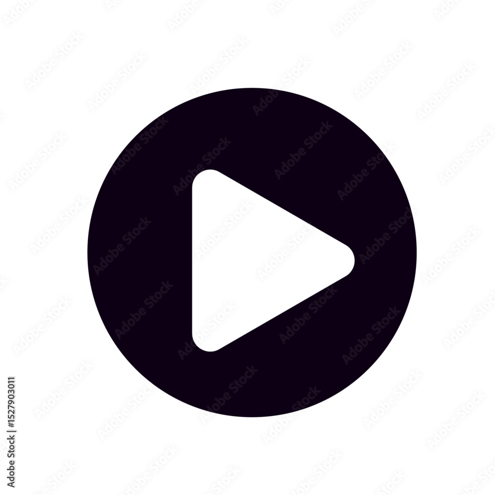 Play rounded button icon Play rounded button icon