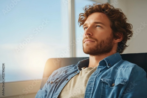 In a serene and hopeful ima...