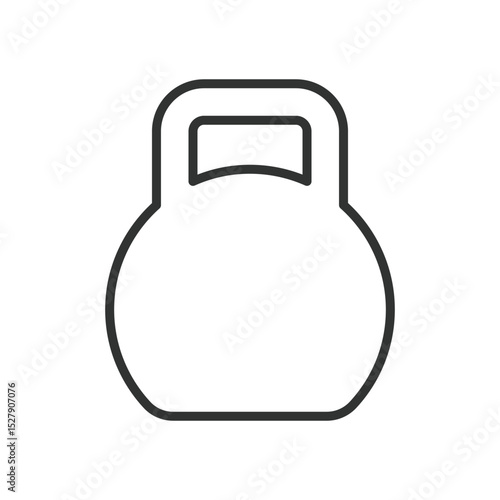Weight, icon in line design. Weight, scale, measurement, balance, kilogram, pounds, body weight on white background vector. Weight editable stroke icon