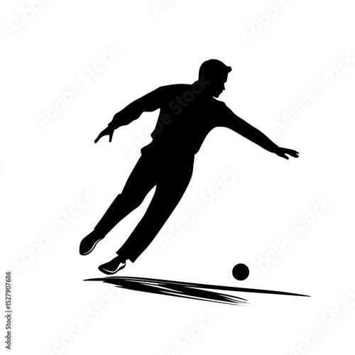 a black silhouette of a man on a skateboard ball, black, man, silhouette, skateboard 