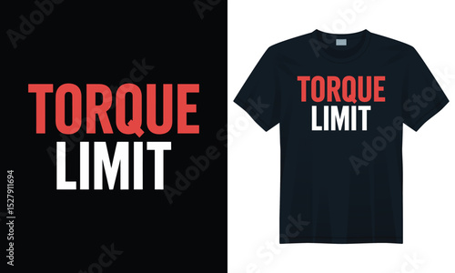Torque Limit Men's T-Shirt Design  – Strong and Minimalist Print for Performance Lovers
