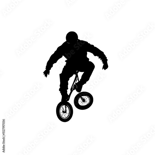 a black silhouette of a man riding a bike bike, black, boy, jump, man, ride, silhouette, stunt 