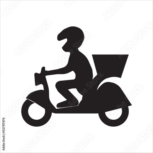 silhouette of a motorcycle