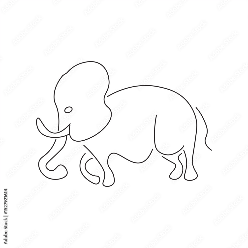 vector illustration of a elephant vector illustration of a elephant