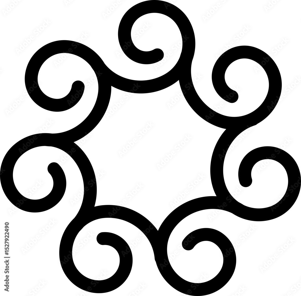 Elegant design. A minimal, stylized circular frame, with swirling shapes. Represents wholeness, connection, unity. Perfect for logos, branding, backgrounds, and creative projects. Elegant design. A minimal, stylized circular frame, with swirling shapes. Represents wholeness, connection, unity. Perfect for logos, branding, backgrounds, and creative projects.