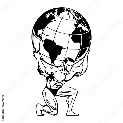 atlas titan metologi yunani