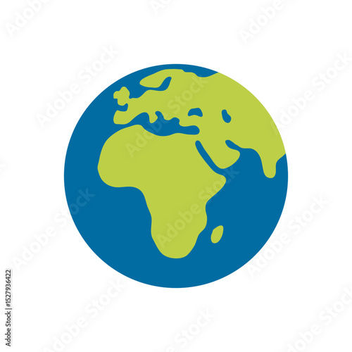 Earth Globe Europe-Africa