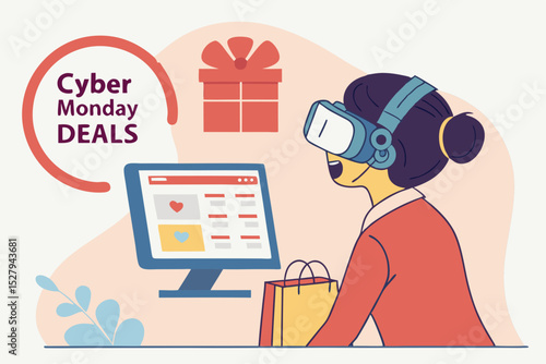 Cyber monday deals virtual reality shopping experience