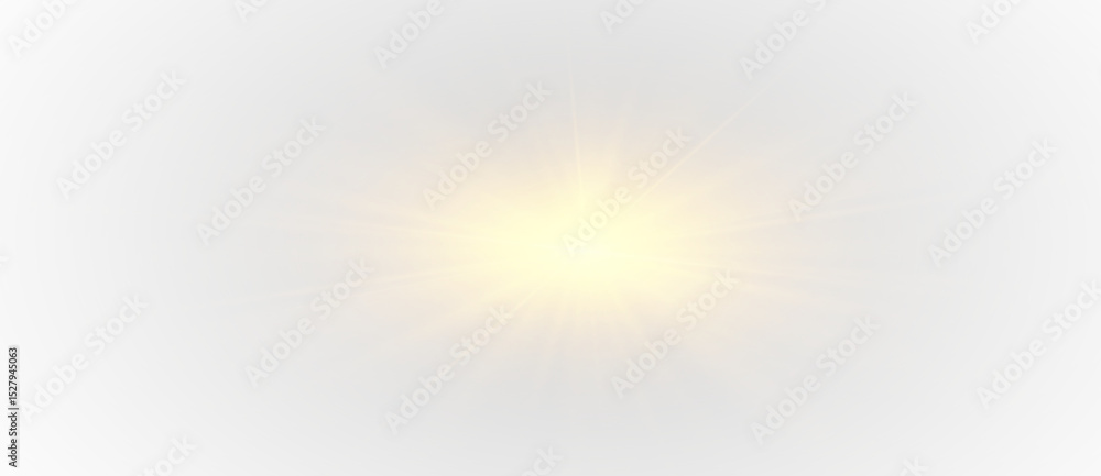 Obraz premium Png sun, bright, sunbeam, light sunlight, shine, glowing, sunshine lens, glow rays, sunny. 