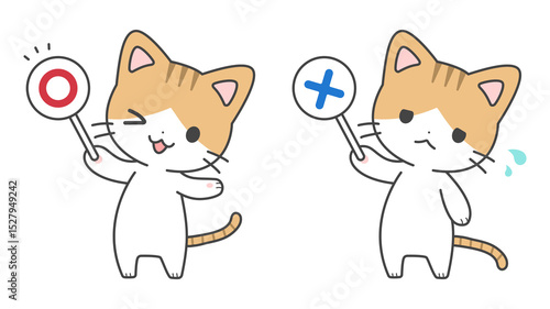 〇×クイズ猫セット
