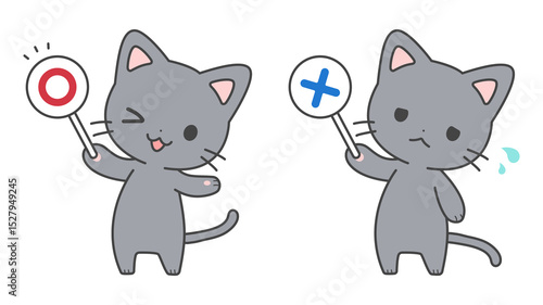 〇×クイズ猫セット