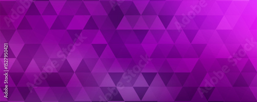 purple triangles. Modern vector design. Decor element.