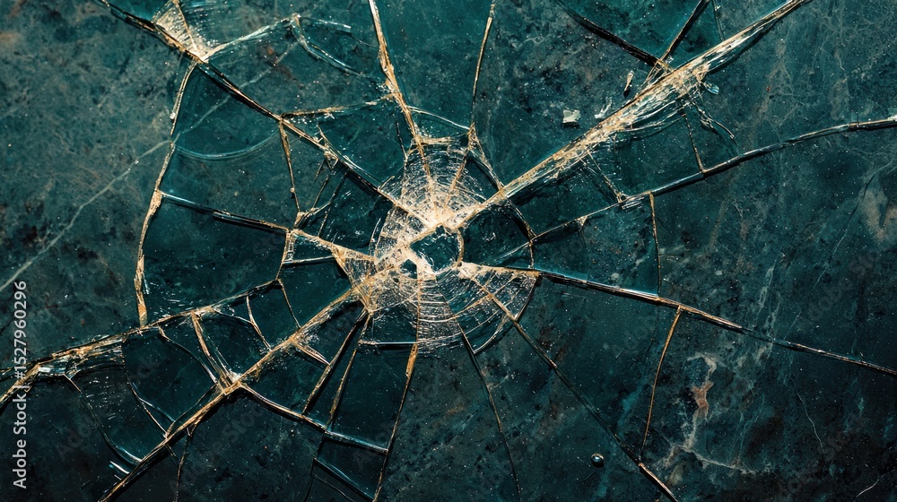 A cracked smartphone screen, symbolizing the everyday reality of living with imperfect objects