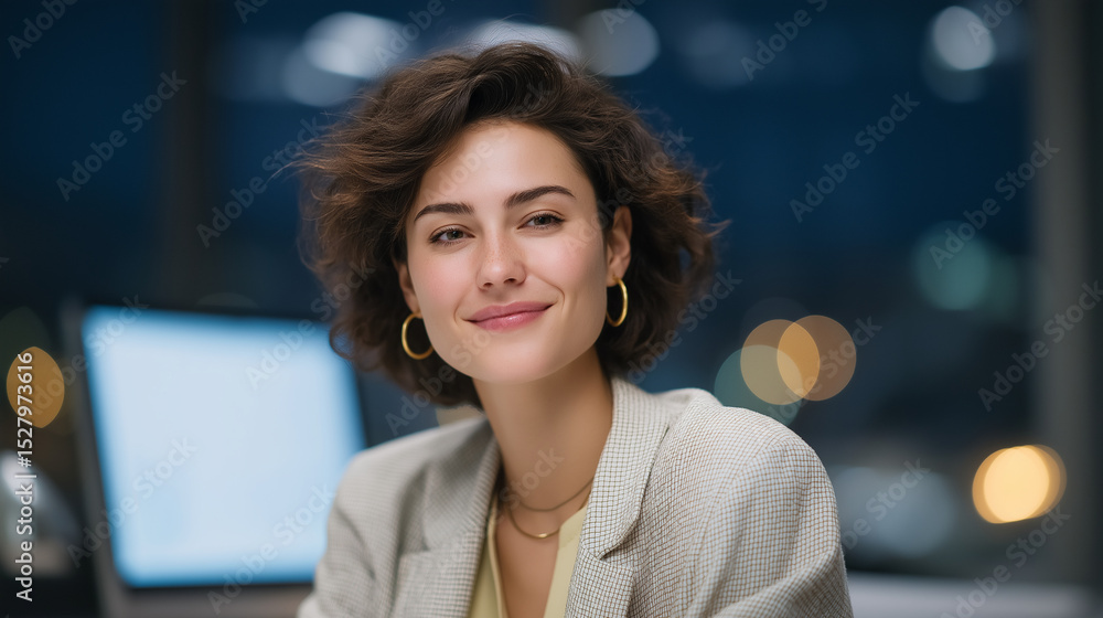 Obraz premium Client Consulting in Law Office with Immigration Software