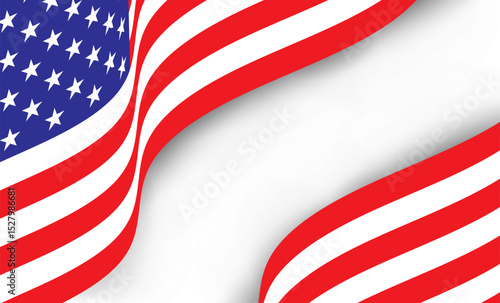 Tableau sur toile American flag. Fag of the United States. independence day