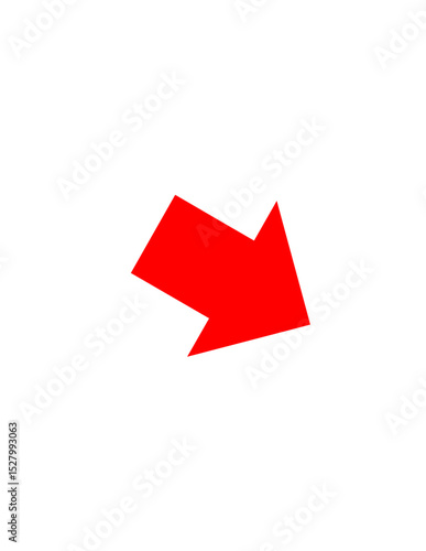 Red Arrow Directional Guide on a Black Background Sketch Text
