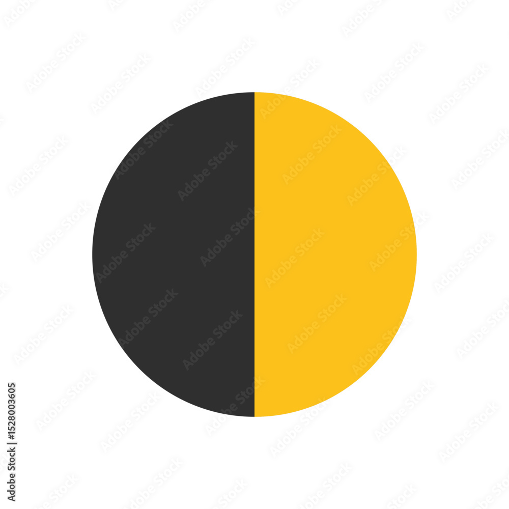 Fototapeta premium First Quarter Moon