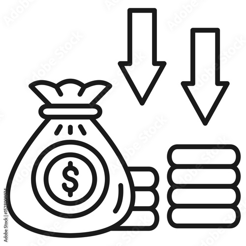 Bankruptcy Outline Icon