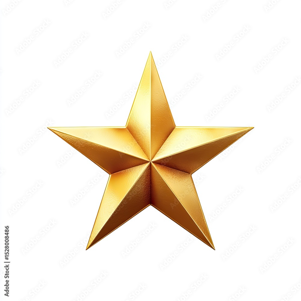 Obraz premium Golden star icon