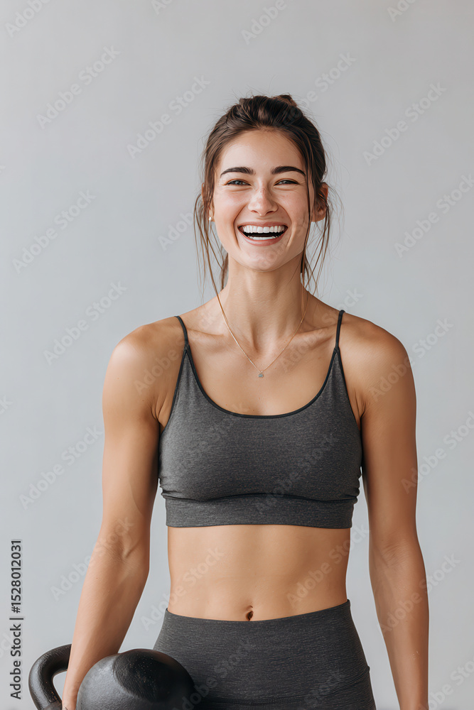 dynamic portrait of kettlebell athlete captured in motion with athletes face expressing joy dynamic portrait of kettlebell athlete captured in motion with athletes face expressing joy